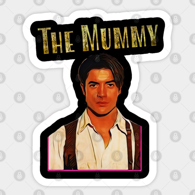 The Mummy Sticker by citkamt